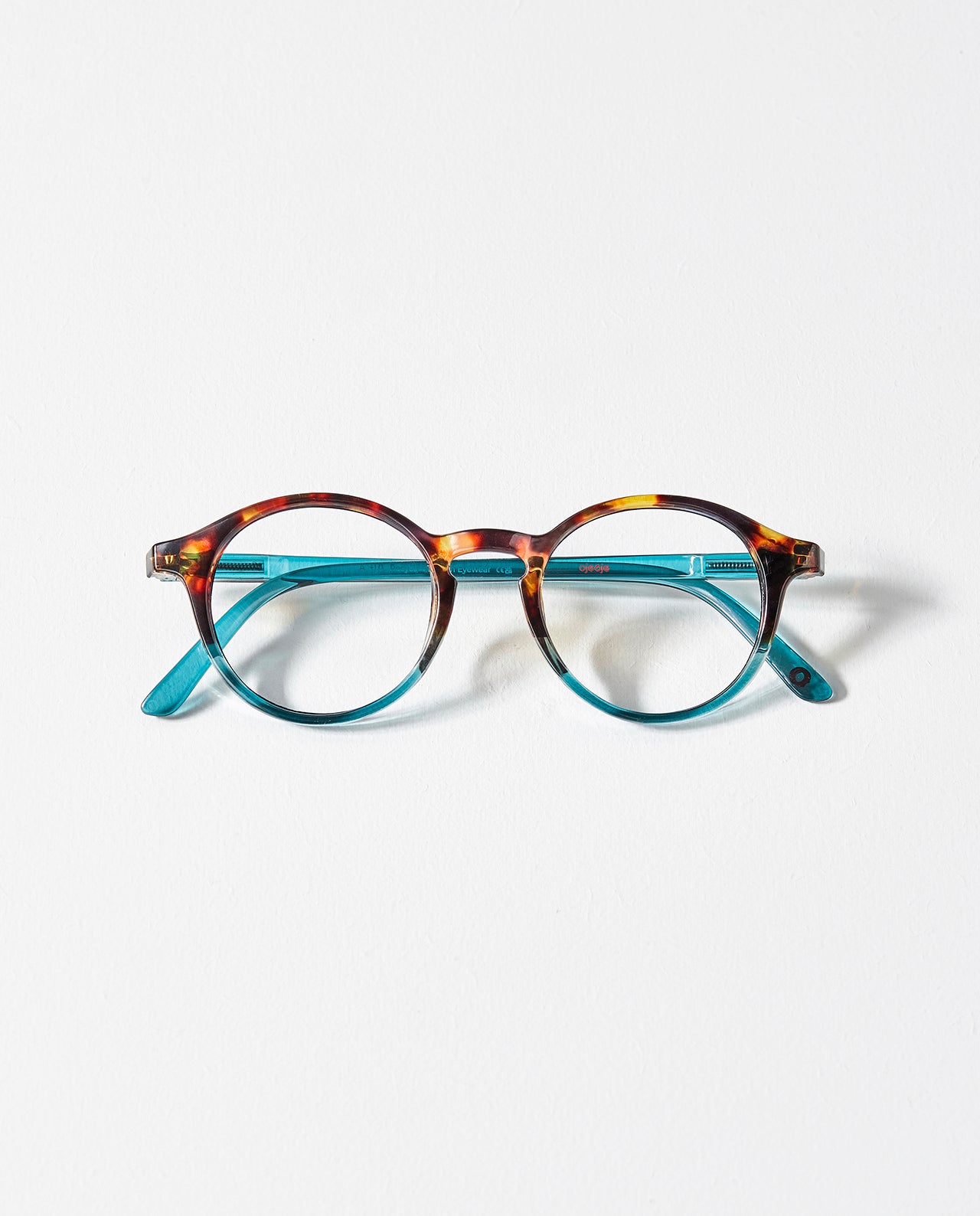 OjeOje A Clear lens glasses - tortoise/blue