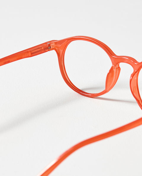 OjeOje A Clear lens glasses - red