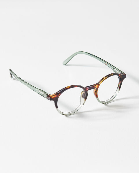 OjeOje A Clear lens glasses - tortoise/green