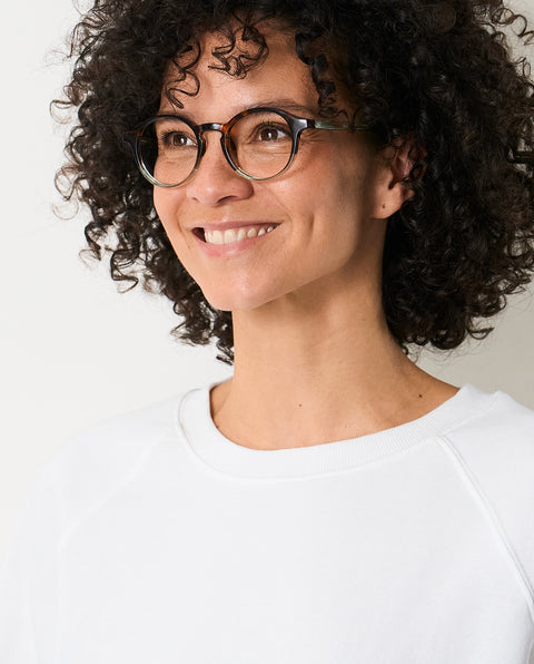 OjeOje A Clear lens glasses - tortoise/green