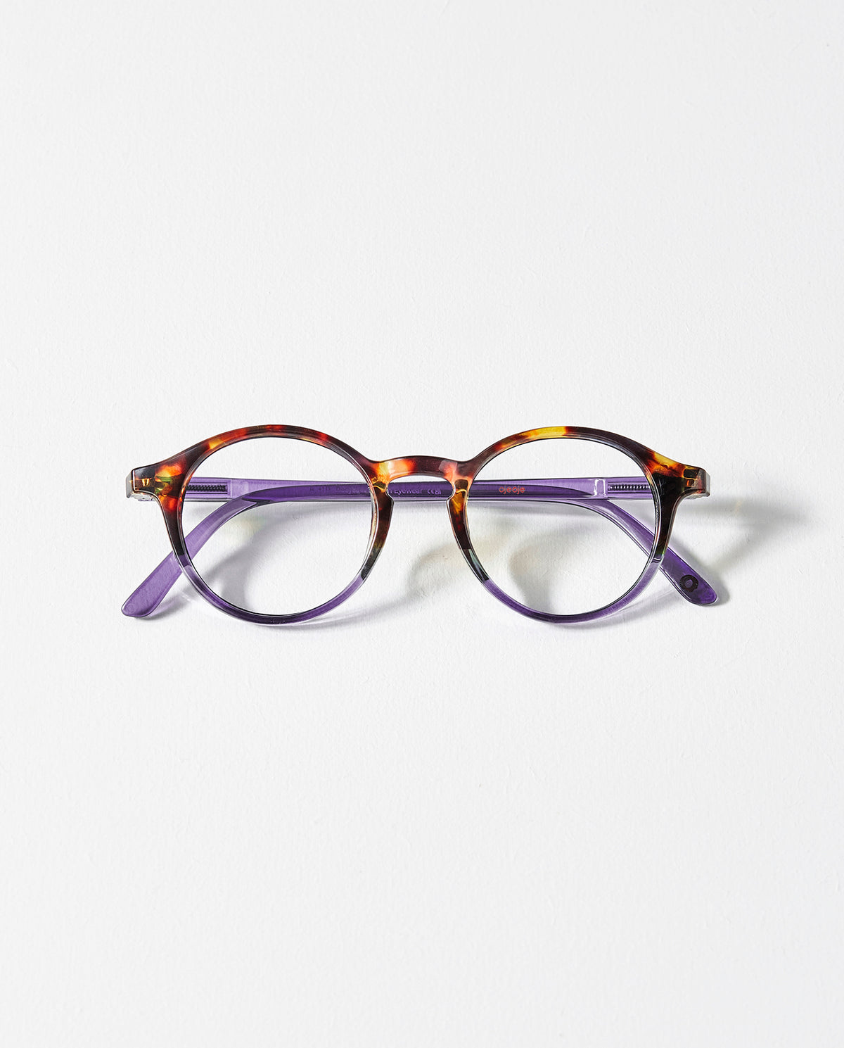 OjeOje A Clear lens glasses - tortoise/green