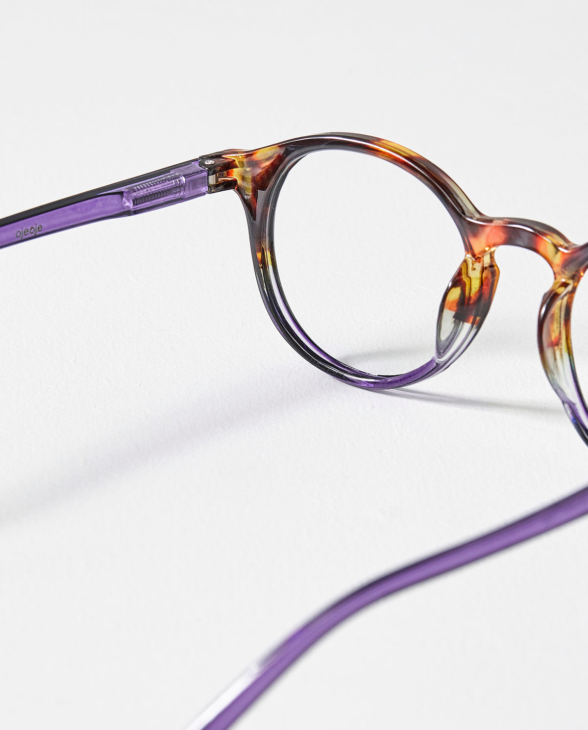 OjeOje A Clear lens glasses - tortoise/green