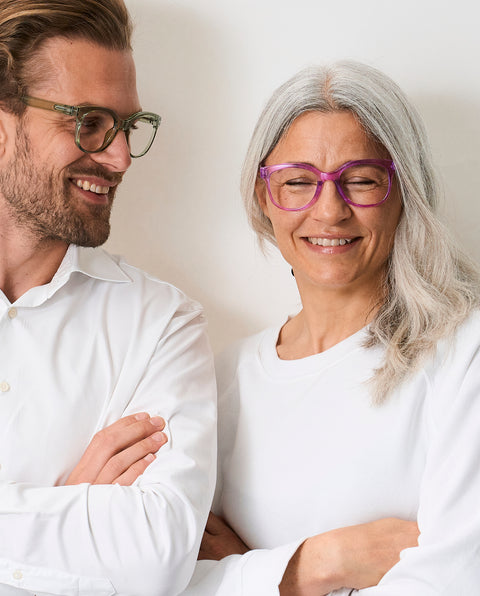 OjeOje B Clear lens glasses - tortoise
