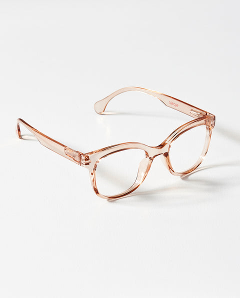 OjeOje B Clear lens glasses - sand