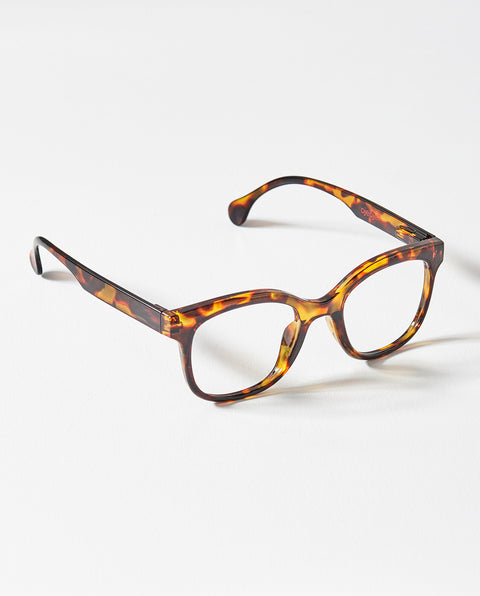 OjeOje B Clear lens glasses - tortoise