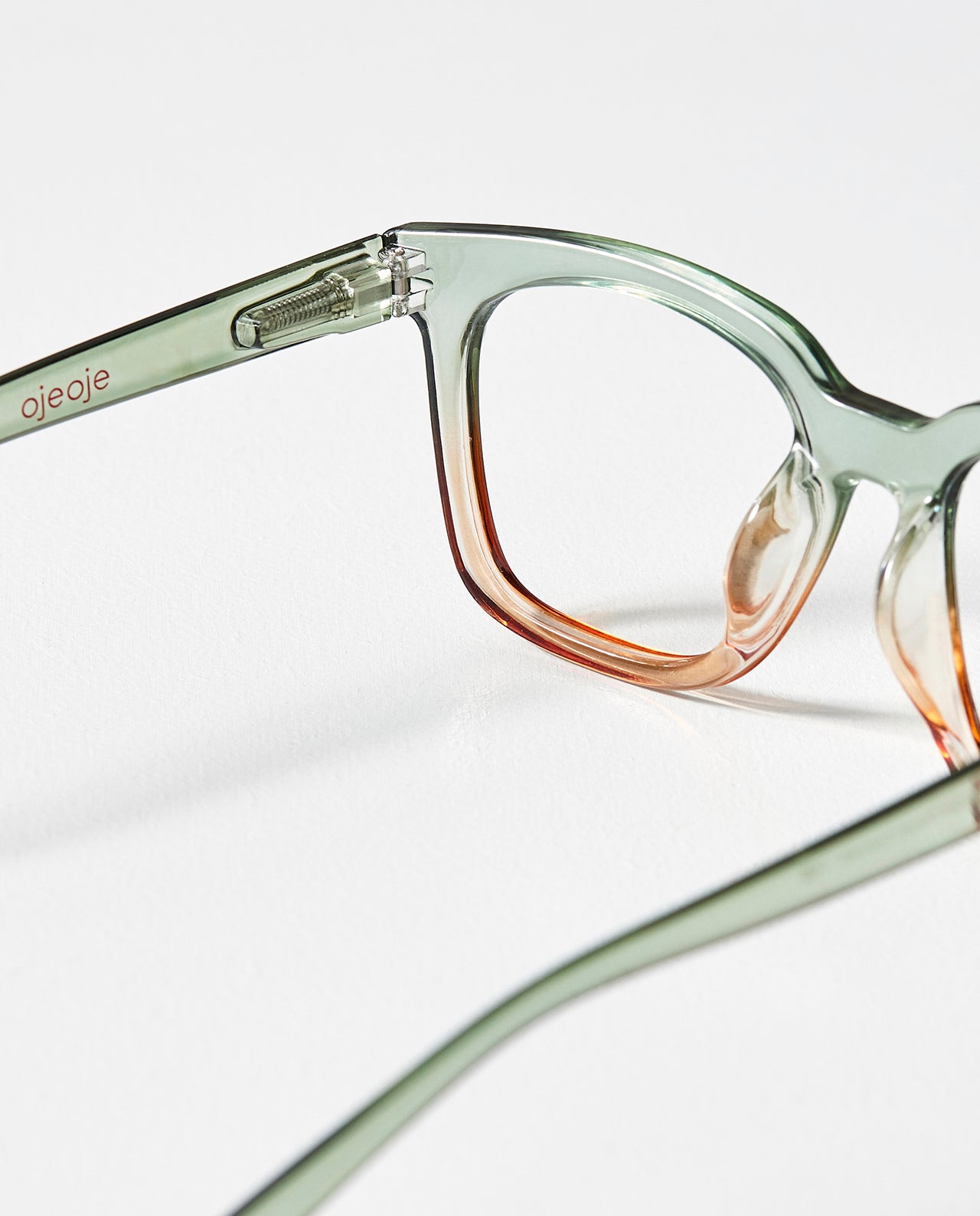 OjeOje D Clear lens glasses - green/sand