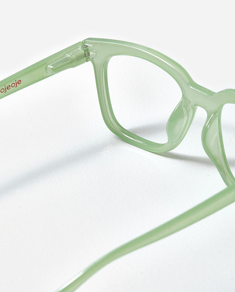 OjeOje D Clear lens glasses - lime