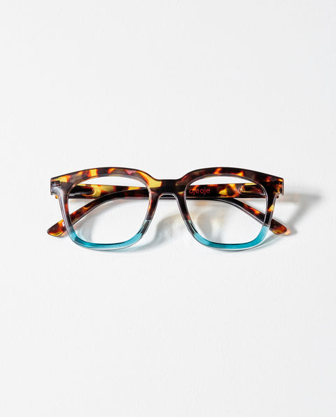 OjeOje D Reading glasses - tortoise/blue