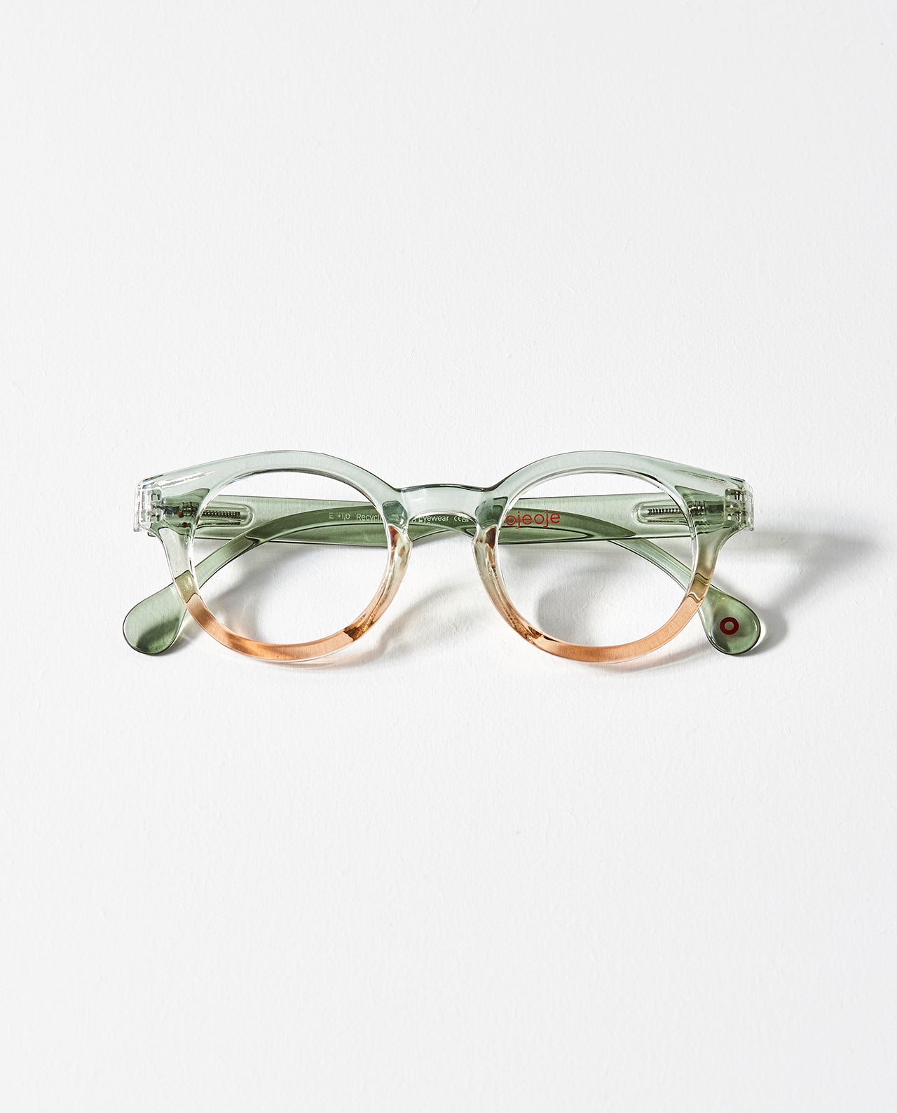 OjeOje E Clear lens glasses - green/sand