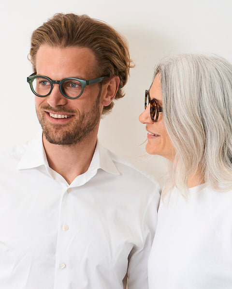 OjeOje E Clear lens glasses - dark green