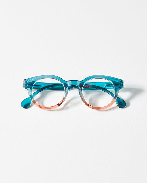 OjeOje E Clear lens glasses - blue/red