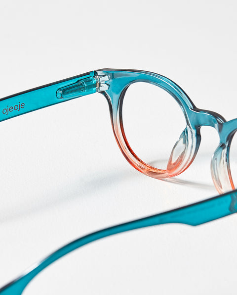 OjeOje E Clear lens glasses - blue/red