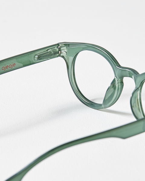 OjeOje E Clear lens glasses - dark green