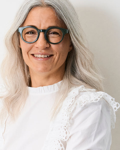 OjeOje E Clear lens glasses - dark green