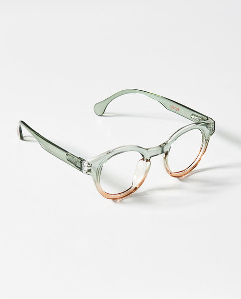 OjeOje E Clear lens glasses - green/sand