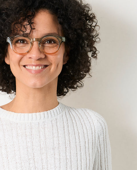 OjeOje E Clear lens glasses - green/sand