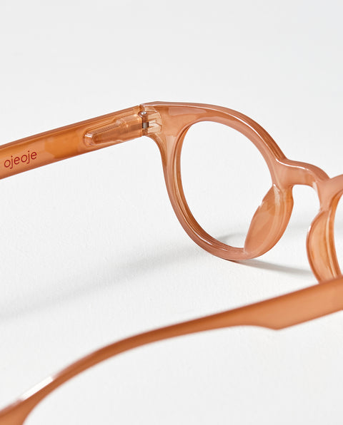 OjeOje E Clear lens glasses - sand
