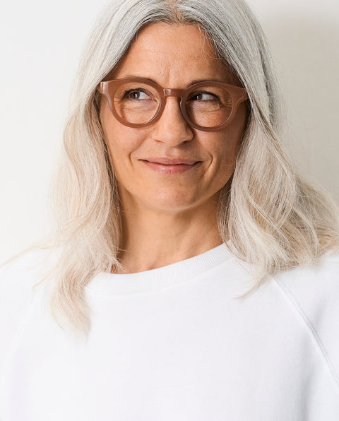 OjeOje E Clear lens glasses - sand