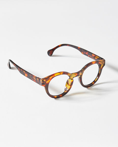 OjeOje E Clear lens glasses - tortoise