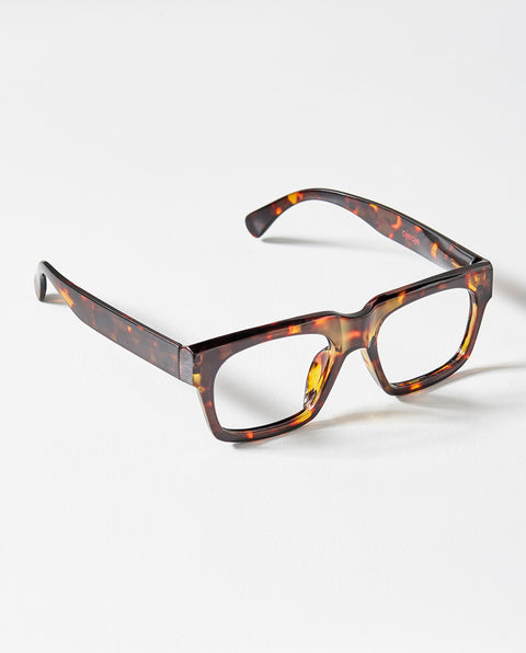 OjeOje F Clear lens glasses - tortoise