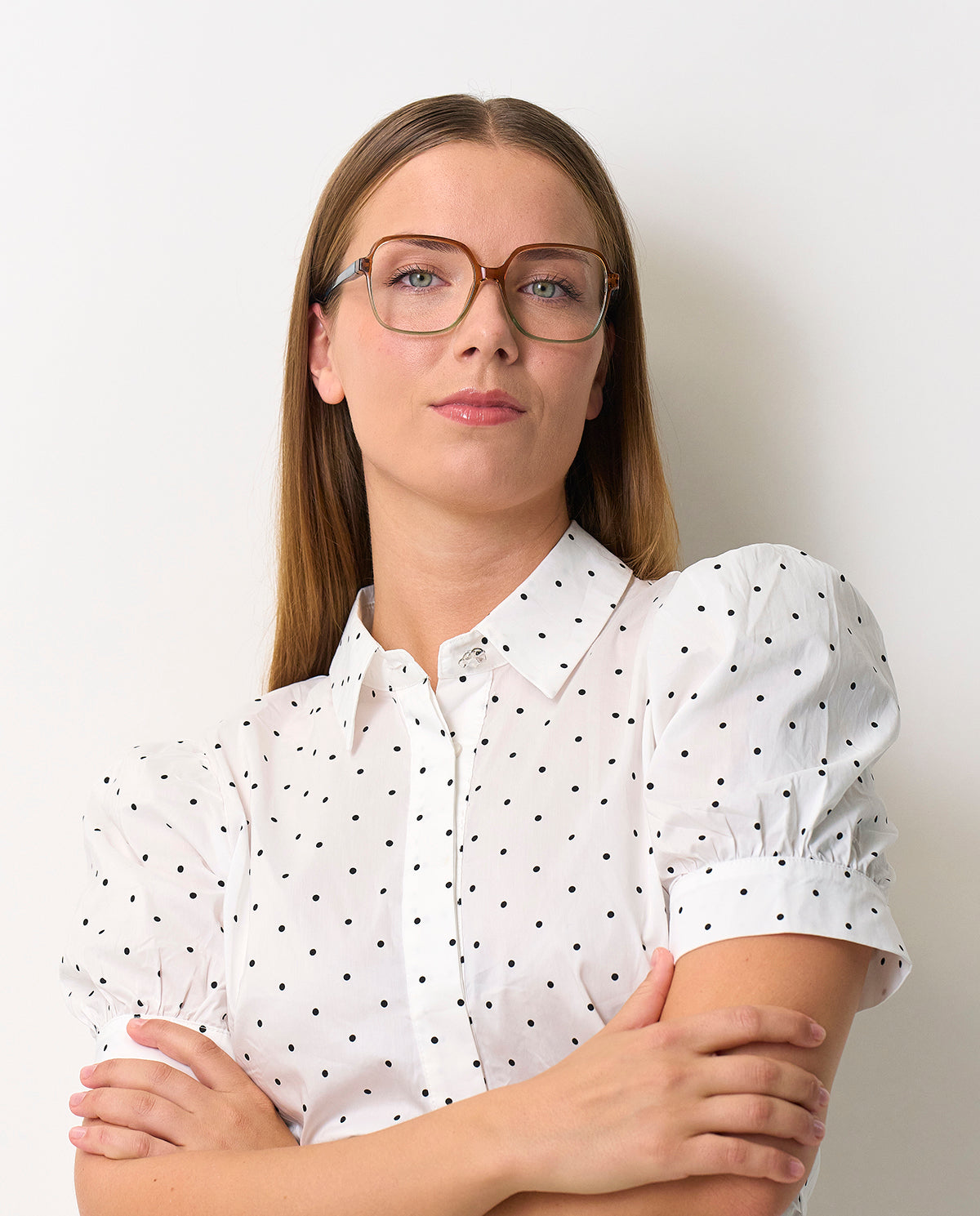 OjeOje G Reading glasses - cream