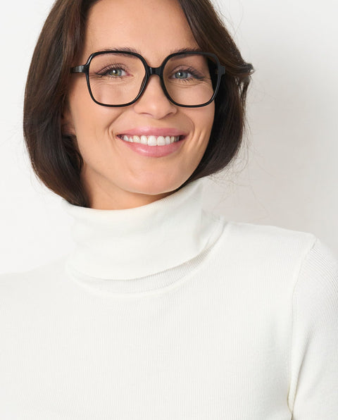 OjeOje G Clear lens glasses - black