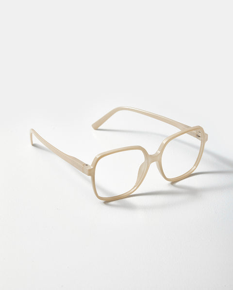 OjeOje G Reading glasses - cream