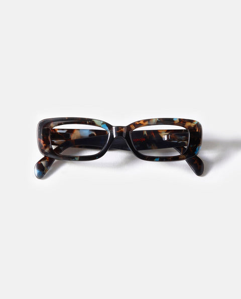 OjeOje H Clear lens glasses - tortoise blue