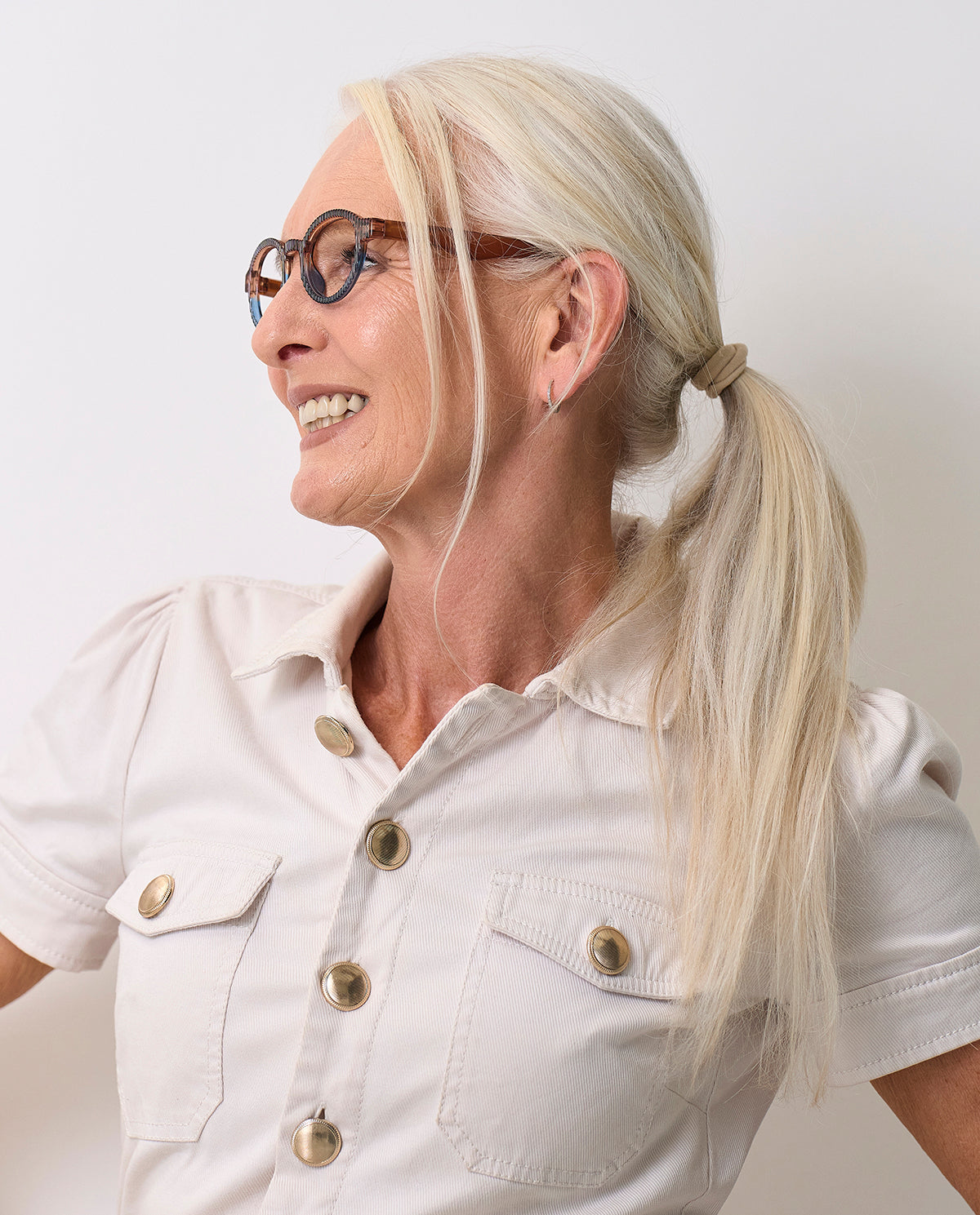 OjeOje K Reading glasses - sunset/red