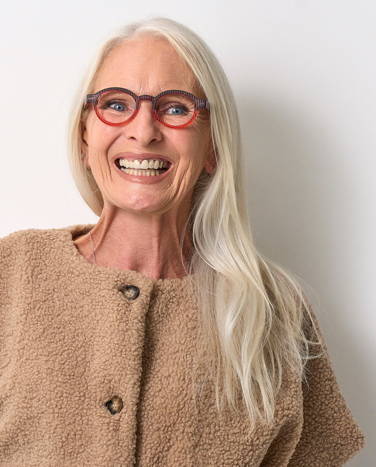 OjeOje K Reading glasses - sunset/red
