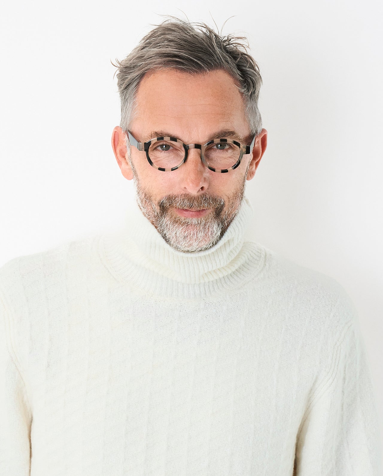 OjeOje K Clear lens glasses - zebra/black