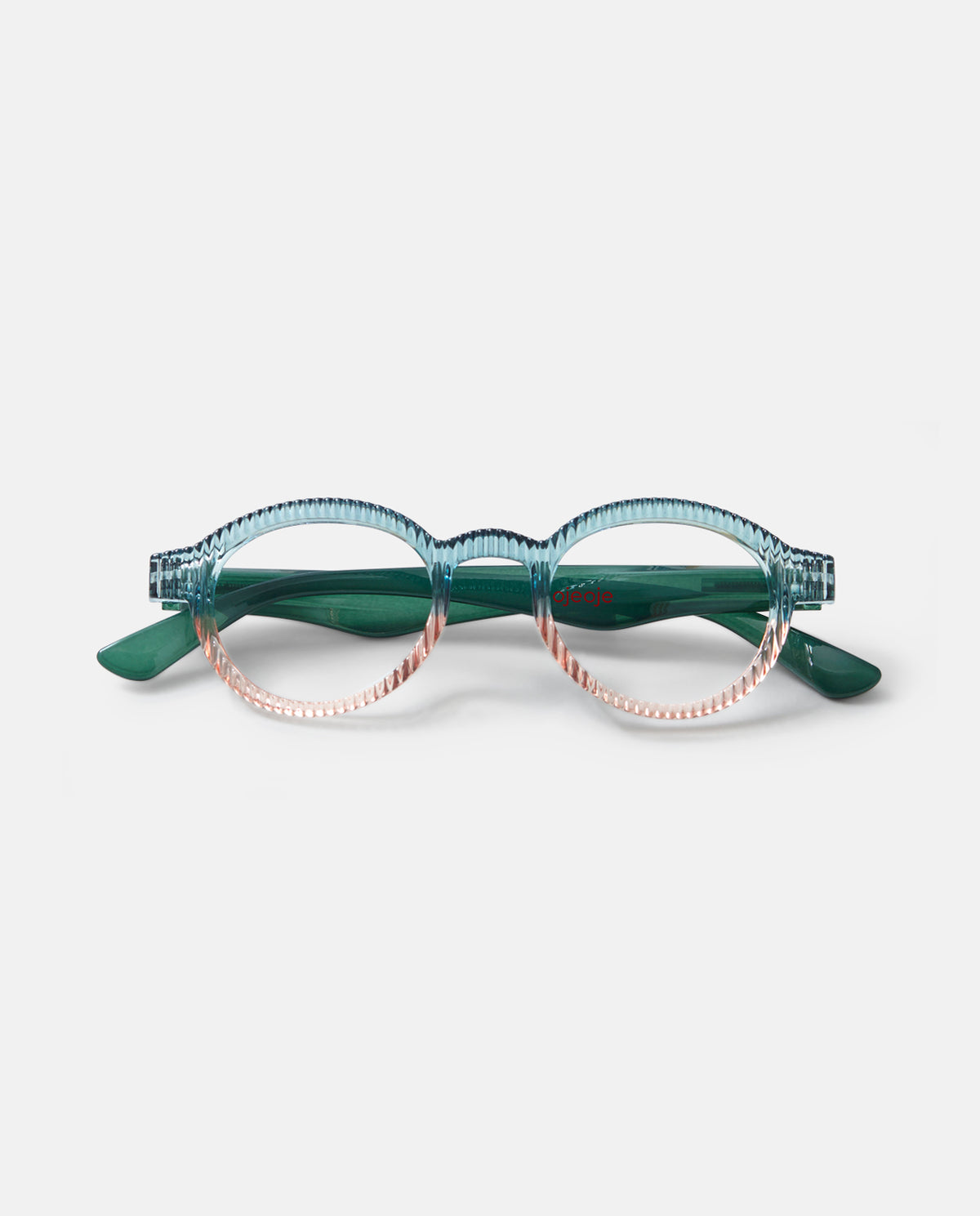 OjeOje K Clear lens glasses - sunset/red