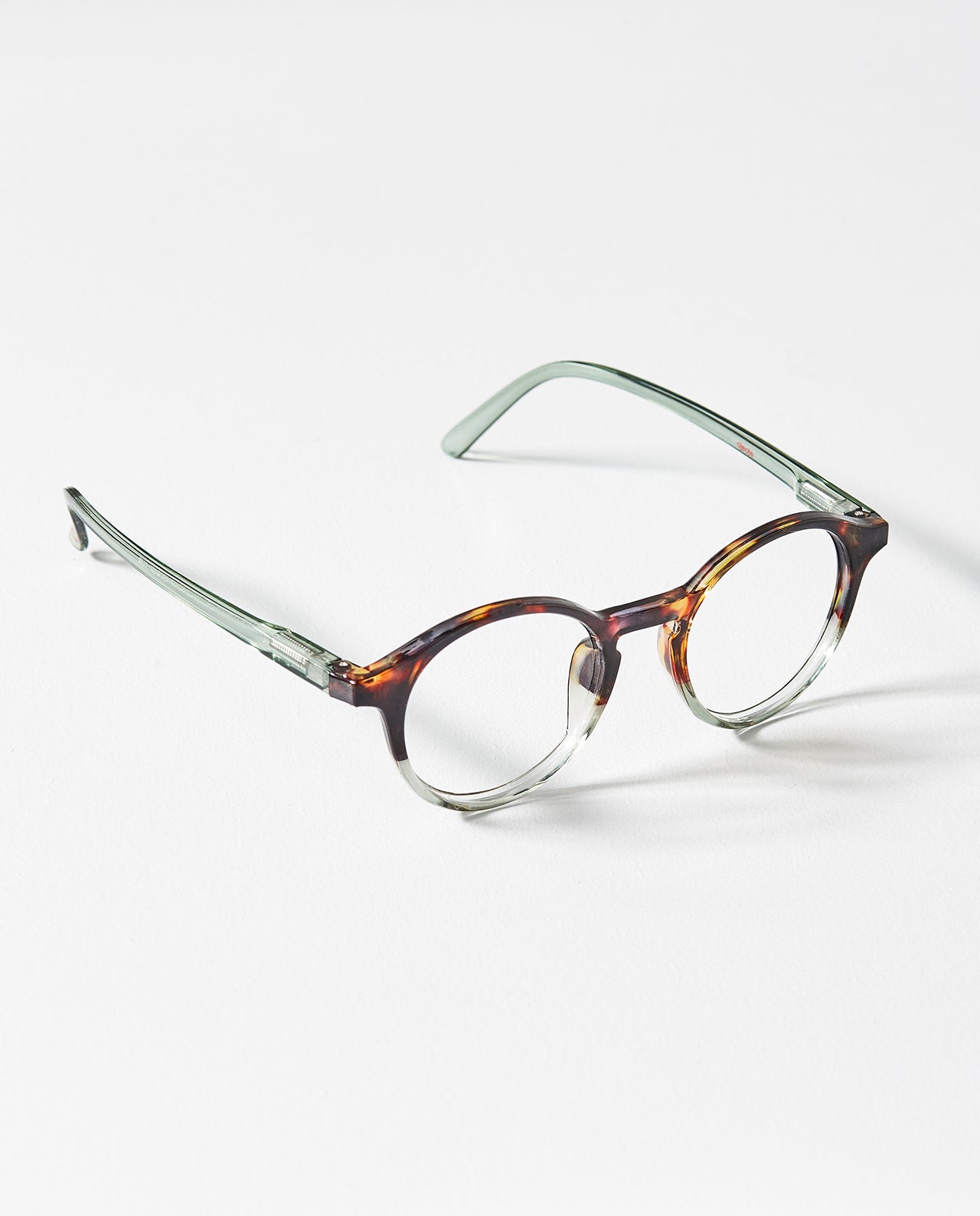 OjeOje A Clear lens glasses - tortoise/green