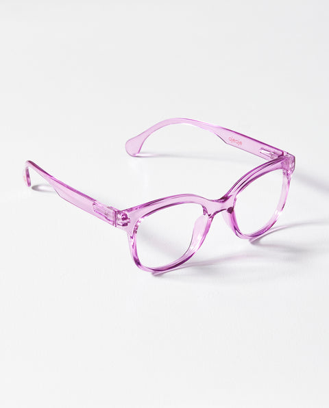 OjeOje B Clear lens glasses - purple