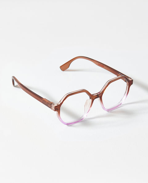 OjeOje C Reading glasses - brown/purple