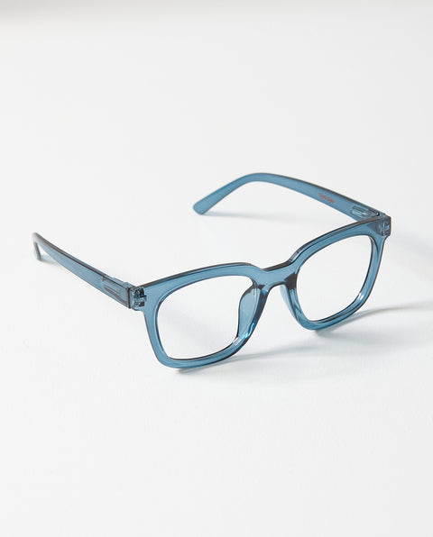 OjeOje D Clear lens glasses - blue