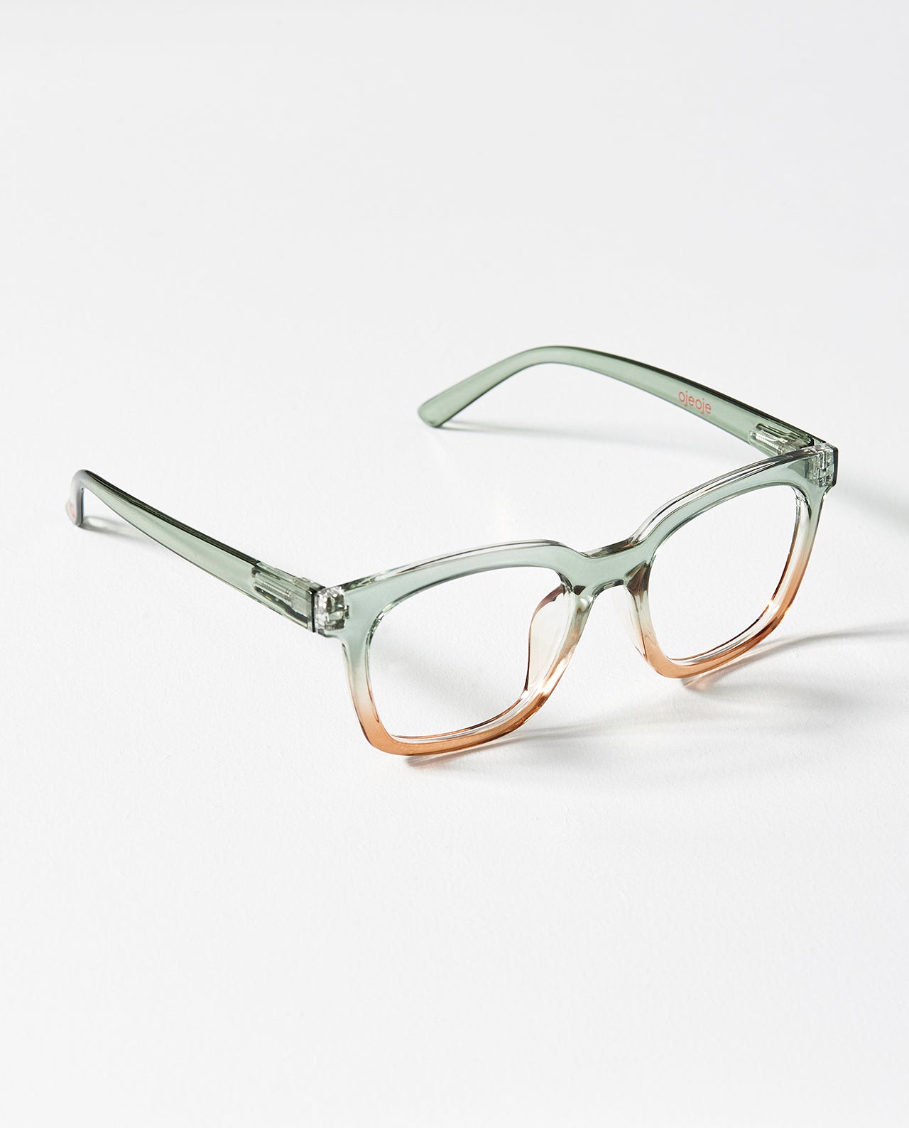 OjeOje D Clear lens glasses - green/sand
