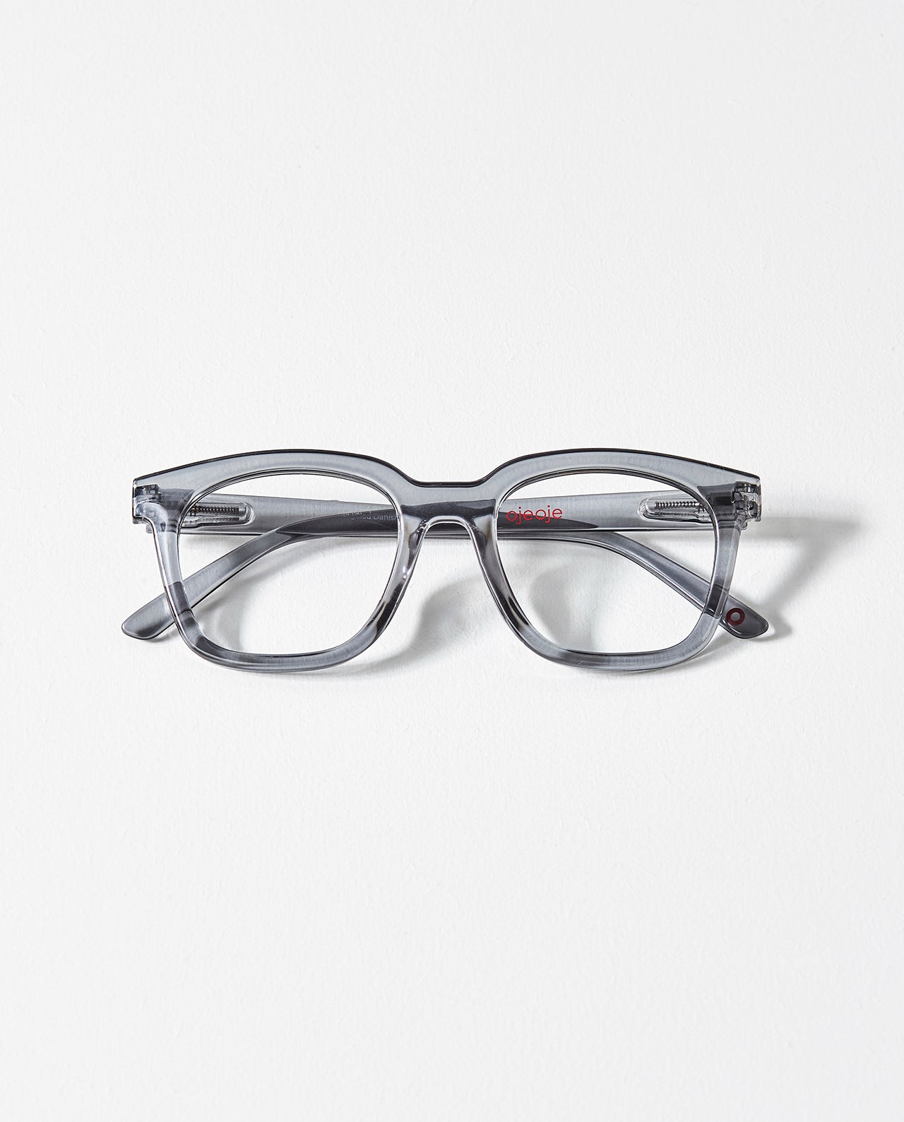OjeOje D Clear lens glasses - black