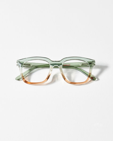 OjeOje D Clear lens glasses - green/sand