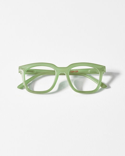 OjeOje D Clear lens glasses - lime
