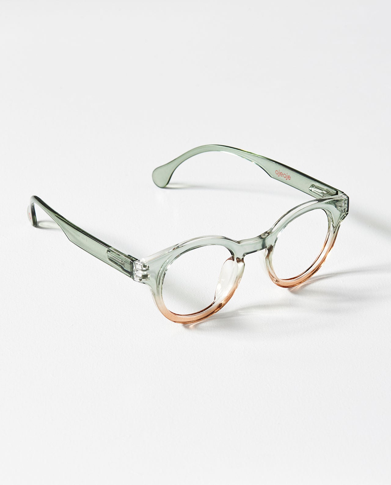OjeOje E Clear lens glasses - green/sand