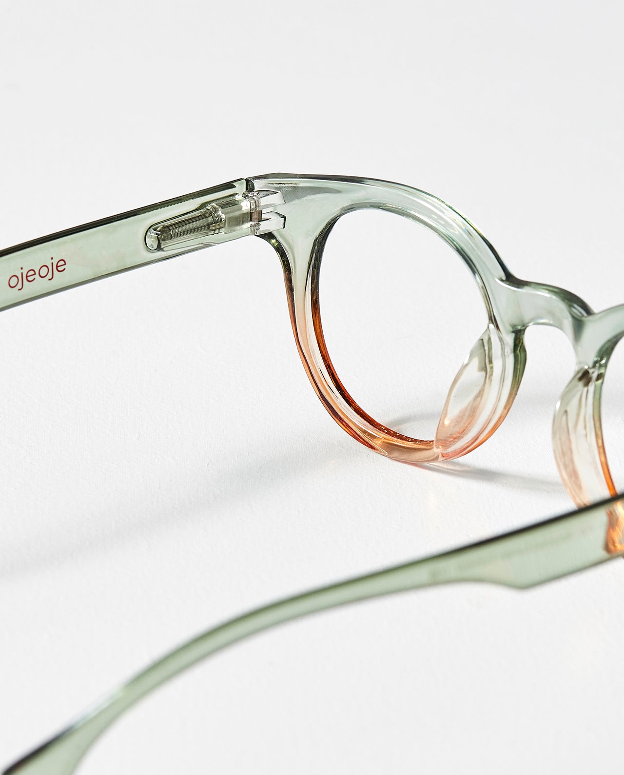 OjeOje E Clear lens glasses - green/sand