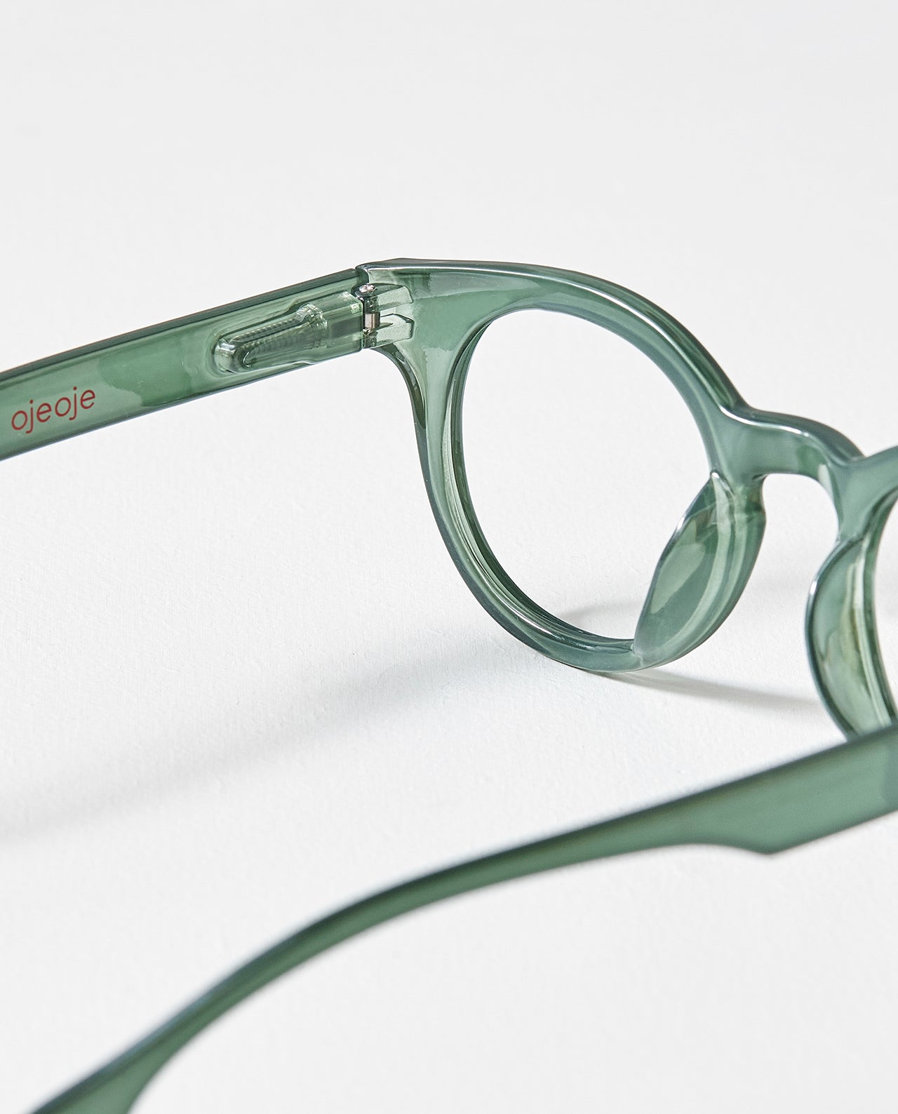 OjeOje E Clear lens glasses - dark green