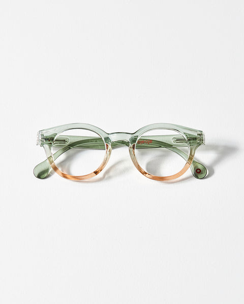 OjeOje E Clear lens glasses - green/sand