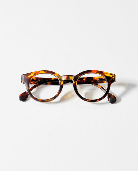 OjeOje E Clear lens glasses - tortoise