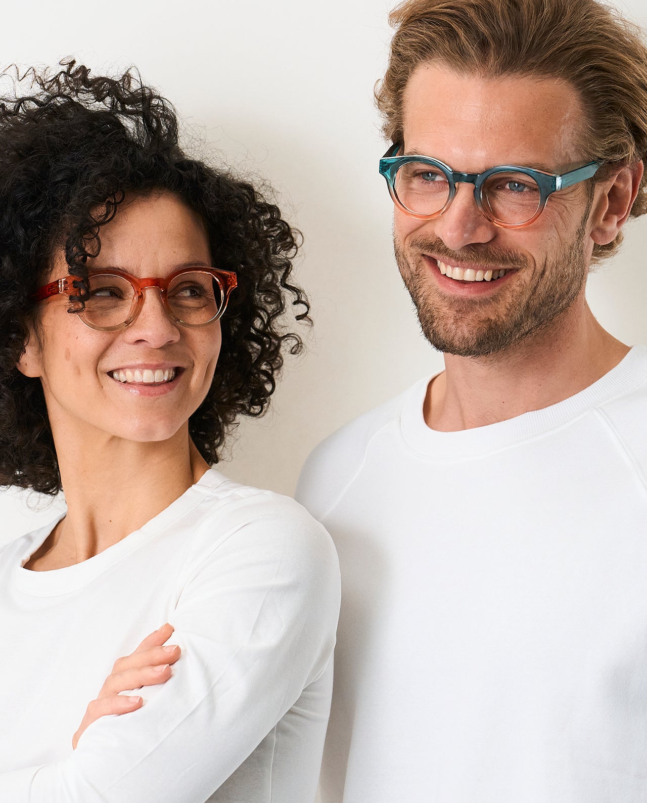OjeOje E Reading glasses - blue/red