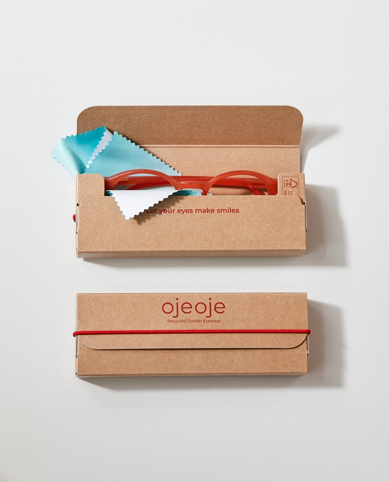 OjeOje E Reading glasses - blue/red