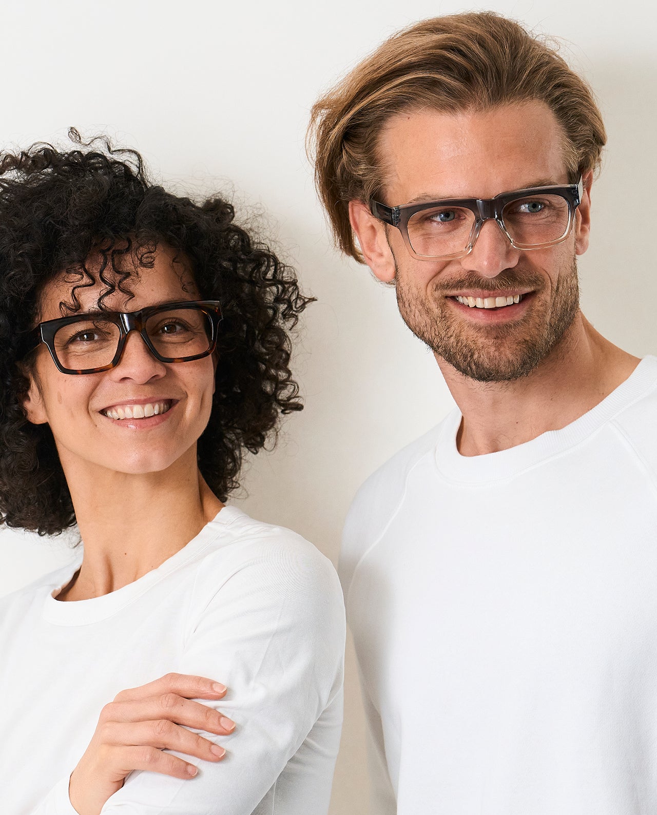 OjeOje F Clear lens glasses - tortoise