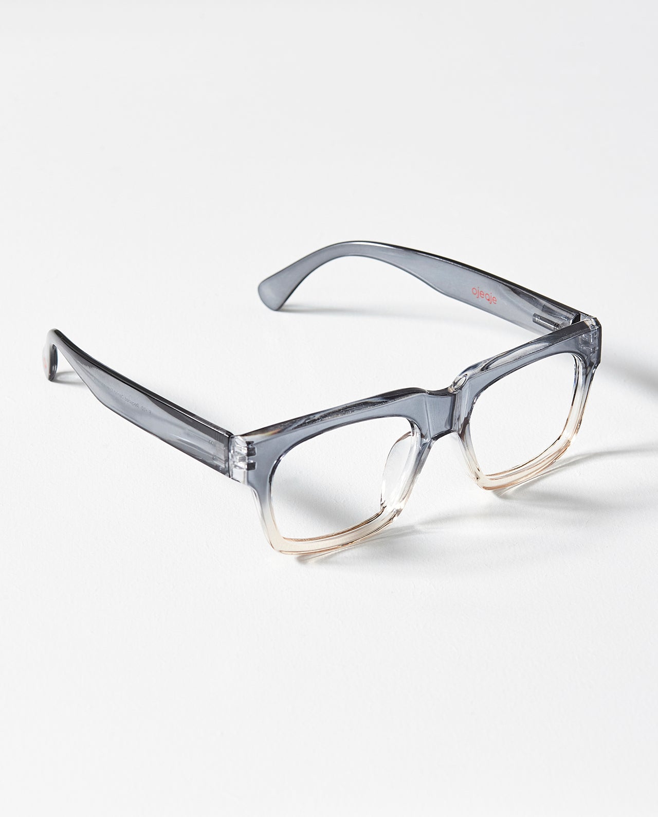 OjeOje F Clear lens glasses - black/sand