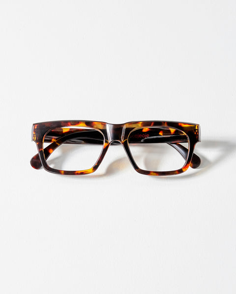 OjeOje F Clear lens glasses - tortoise